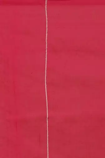 Women's Handloom Khes Cotton Saree  (Pink)