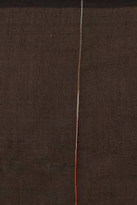 Women's Handloom Khes Cotton Saree   (Black) 5