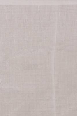 Cotton half half Colour molmol Saree Pallu Stripe With Blouse Piece (White Yellow) 5