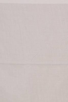 Cotton half half Colour molmol Saree Pallu Stripe With Blouse Piece (White Pink) 5