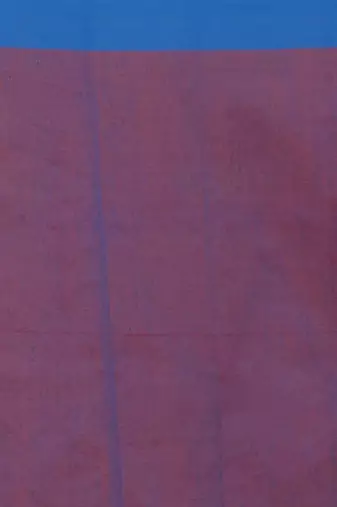 Women's Handloom Cotton Border mol mol Saree  (Red Sky)