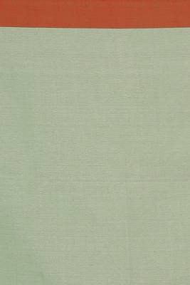 Women's Handloom Cotton Border mol mol Saree   (Light Sky) 5