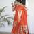 Orange Color Pethani Silk Saree,Blouse-not As Per Image