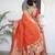 Orange Color Pethani Silk Saree,Blouse-not As Per Image