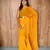yellow Colour Viscos Weaving Patta Saree