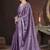  Purple Color Zimmy choo Silk Saree