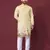 Light yellow multicolour kurta