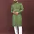 Green digital print kurta