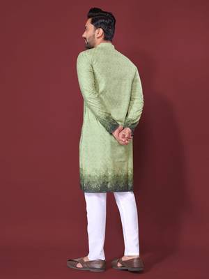 Green multicolour kurta 3