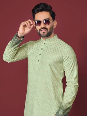 Green multicolour kurta 4