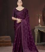 Wine Color Geemi Chu art Silk