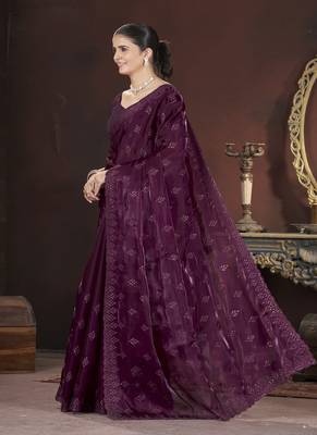 Wine Color Geemi Chu art Silk 3
