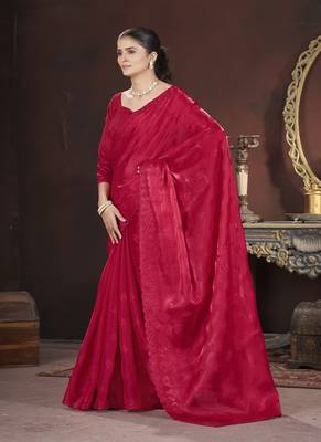 Red Color Geemi Chu art Silk 3