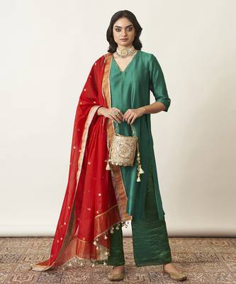 The panna silk chanderi set 5