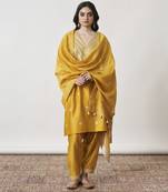 The sarson silk chanderi ensemble