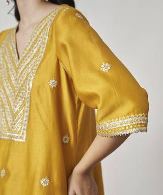 The sarson silk chanderi ensemble 4