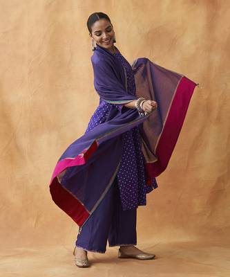 The jamunia bandhni pure gajji silk set 5
