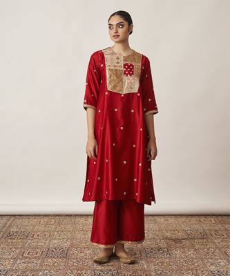 The sindoori silk chanderi & banarasi set 5