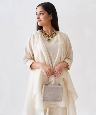 The waterfall jacket ensemble - off-white 1