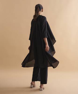 The waterfall jacket ensemble - black 4