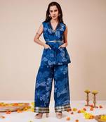 Celtic blue power suit