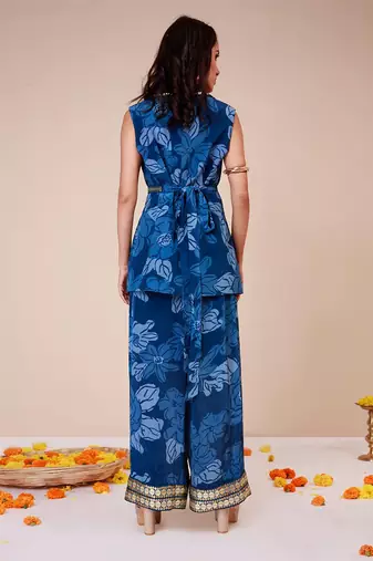 Celtic blue power suit