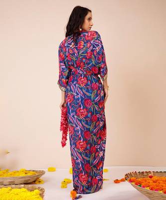 Rose cowl dress 2