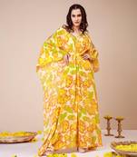 Sunflower kaftan dress