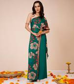 Hibiscus one shoulder set