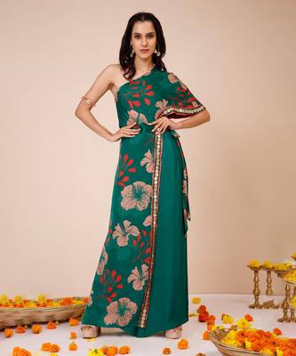 Hibiscus one shoulder set 3