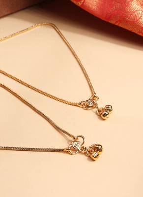 Gold Anklet Pair 3