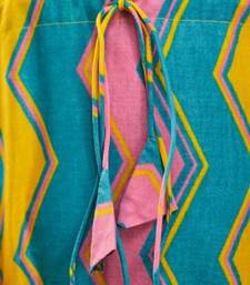 Multicolor cotton printed kurti & pant
