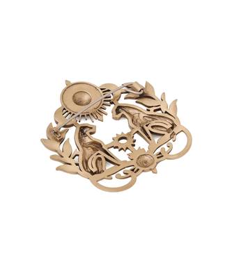 Eternal feline harmony brooch 3