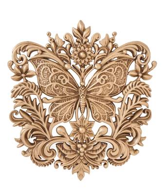 Majestic butterfly filigree brooch 2