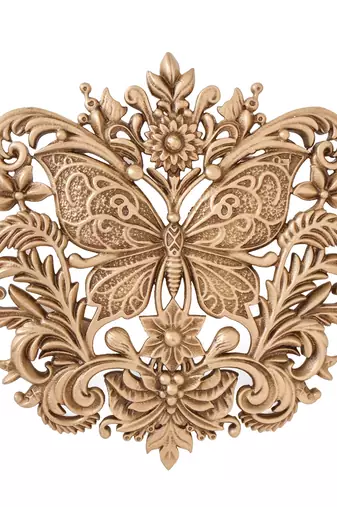 Majestic butterfly filigree brooch