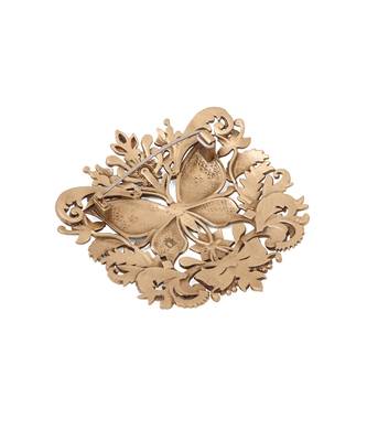 Majestic butterfly filigree brooch 3