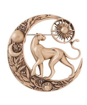 Celestial panther brooch 2