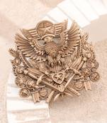Imperial eagle crest brooch
