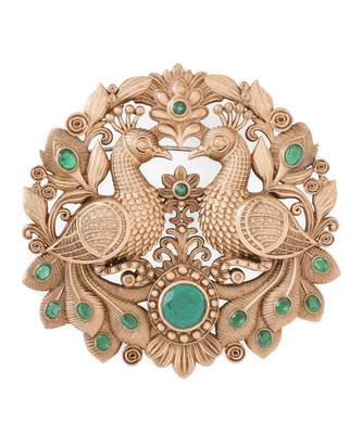 Peacock splendor brooch 2