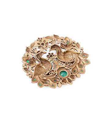 Peacock splendor brooch 3