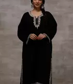 Black wool pure woollen phiran