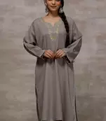 Grey pure woollen phiran