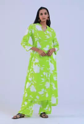 Conifer viscose cotton kurta 1
