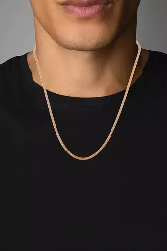 Memoir pure copper thin snake design sleek chain