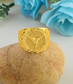 Memoir brass gold fashion finger ring men women