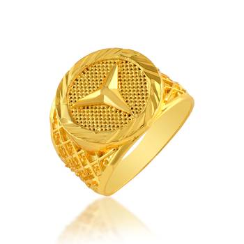 Memoir brass gold fashion finger ring men women 2