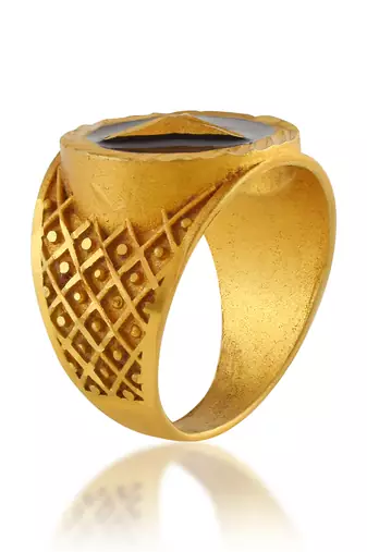Memoir brass stylish fashion finger ring men