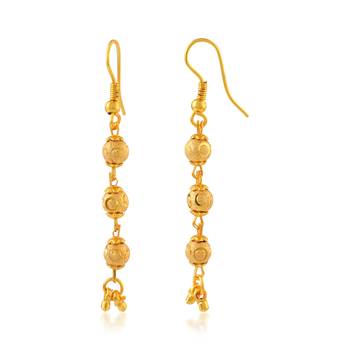 Memoir brass micron 24kt gold plated handmade ball bead chain necklace 3