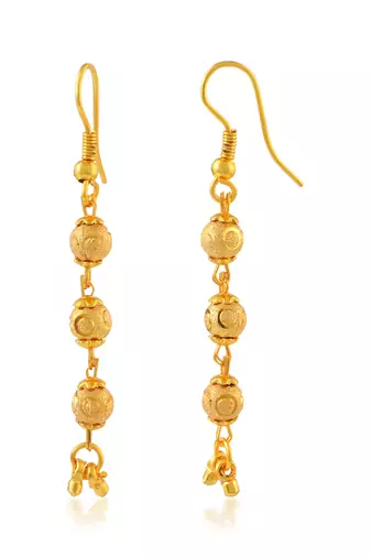 Memoir brass micron 24kt gold plated handmade ball bead chain necklace