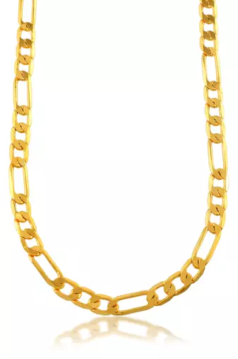 Memoir brass micron gold chain for men women
